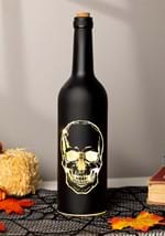 11 Inch Matte Black Halloween LED Skull Bottle