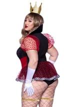 Womens Sexy Plus Royal Queen of Hearts Costume Alt 1