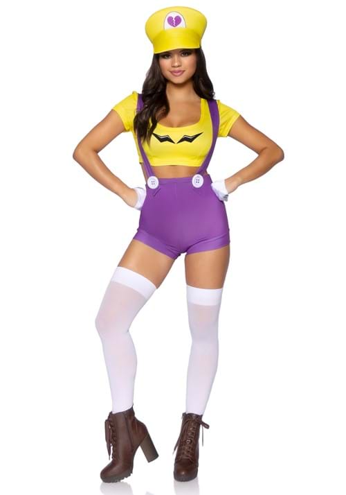 Womens Sexy Gamer Villain Babe Costume