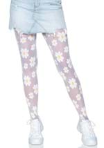 Daisy White Tights