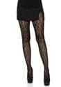 Black Leopard Net Tights