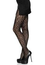 Black Leopard Net Tights Alt 2