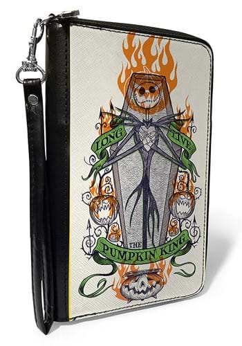 LONG LIVE THE PUMPKIN KING WOMEN'S PU ZIP AROUND WALLET