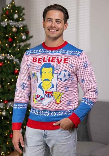 Adult Ted Lasso Believe Ugly Sweater