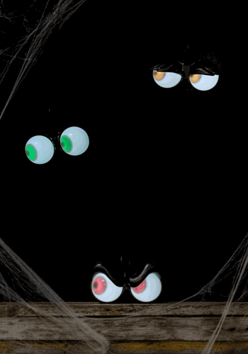 3 Pack Dark-Activated Flashing Peeping Eyes Lights