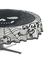 70" Round Skull Lace Table Cover Alt 1