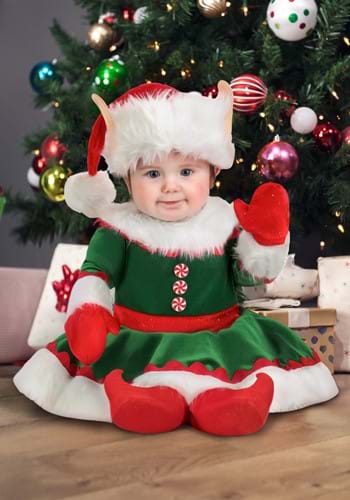 Infant Christmas Elf Baby Costume