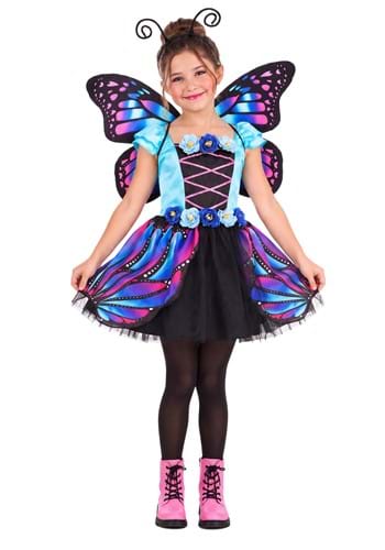 Kid's Vibrant Butterfly Costume
