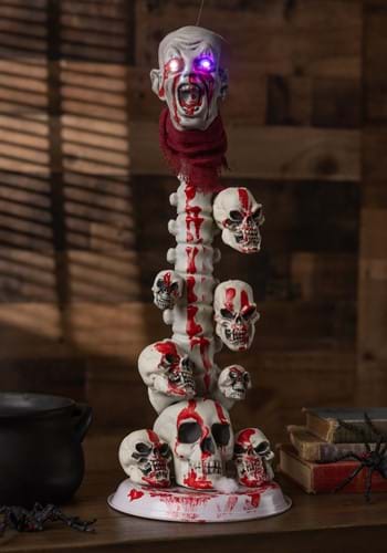 Skull Pillar with light