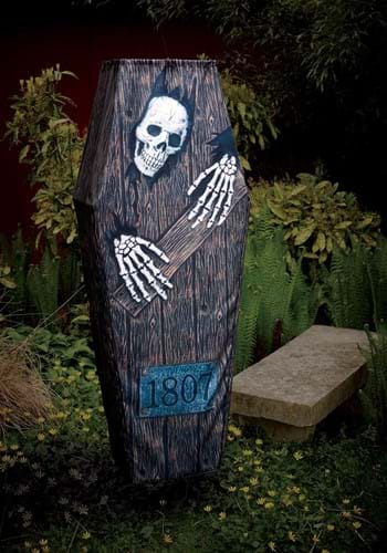 5 Foot Skeleton Hanging Collapsible Coffin