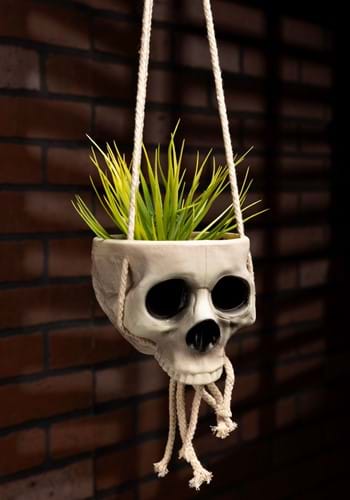 Hanging Skull Bone Color Planter