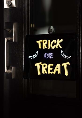 11 inch Neon Light Trick or Treat Sign