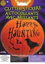 Happy Haunting Pumpkin Glitter Sticker Kit Alt 1