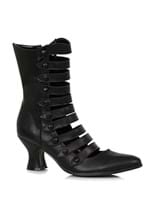 Womens Black Vintage Strap Boot