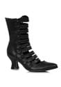 Womens Black Vintage Strap Boot