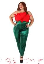 Women's Plus Red Rose Costume