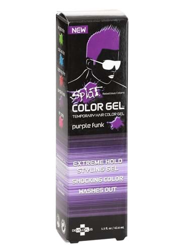 Temporary Color Styling Gel in Purple