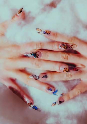 Butterfly Press on Nails