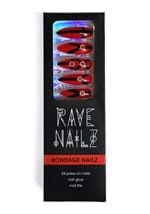Red Bondage Press on Nails Alt 1