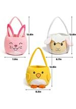 3 Pack Chicken Bunny and Sheep Basket Set Alt 2
