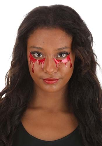 Cry Baby Holographic Face Decals in Blood Sparkle
