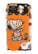 3 Piece Snoopy Halloween Mummy Textile Set Alt 1