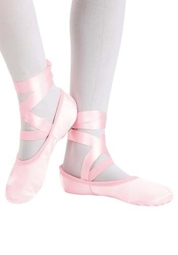 Child Faux Satin Ballet Slipper