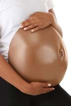 Dark Pregnant Belly