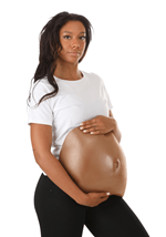 Dark Pregnant Belly
