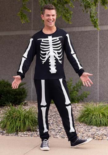 Men's Skeleton 2 Piece Jogger Sleep Set