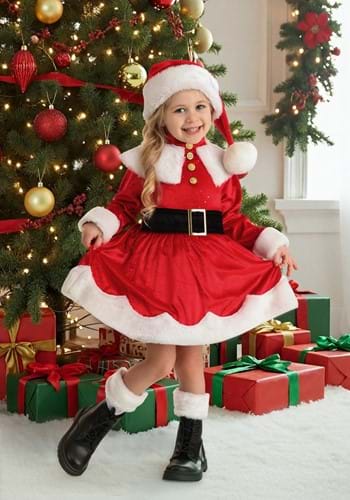Toddler Premium Santa Costume Dress
