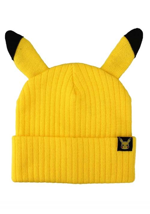 Adult Pokemon Pikachu 3D Cosplay Cuff Beanie