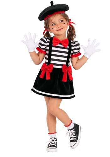 Toddler Curious Mime Costume