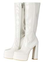 Adult Patent White Platform Gogo Boots Alt 2