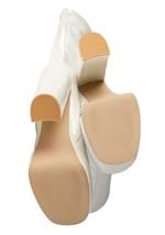 Adult Patent White Platform Gogo Boots Alt 4