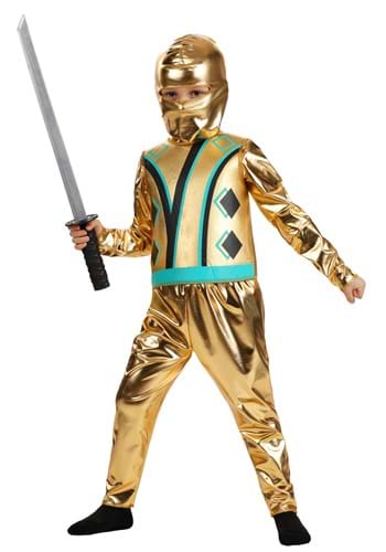 Toddler Gold Ninja Master Costume