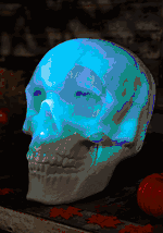 Oversized Skull Lantern Decoration