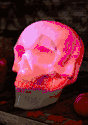 Oversized Skull Lantern Decoration