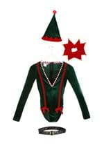 Plus Size Womens Sexy Santa Elf Costume Alt 6