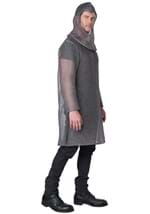 Metallic Knit Chainmail Tunic & Cowl for Adults Alt 4