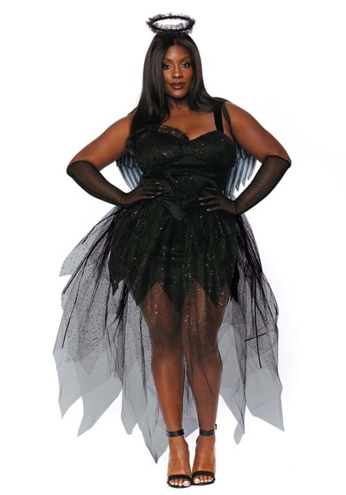 Womens Plus Fallen Angel Costume
