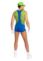 Mens Green Super Plumber Bro Costume Alt 1