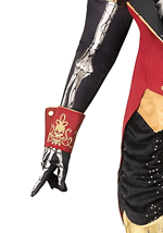 Plus Size Skeleton Ringmistress Costume for Women