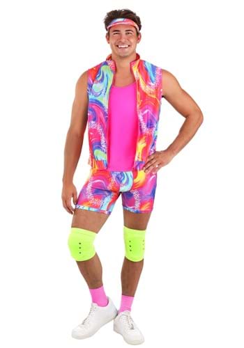 Mens Retro Rollerblade Doll Costume