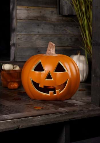 17 Inch Orange Blow Mold Pumpkin Decoration-update