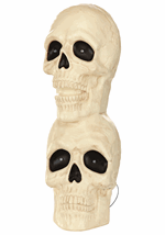 Stacked Sound Activated Skulls Light Up Eyes Prop Alt 2