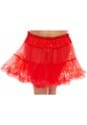 Womens Plus Red Tulle Petticoat