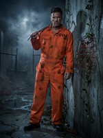 Premium Distressed Prisoner Jumpsuit  Alt 1