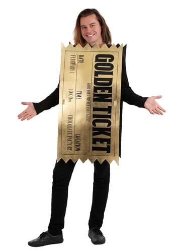 Adult Winning Golden Ticket Costume