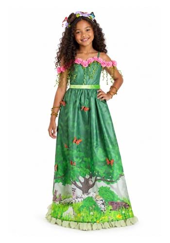 Girls Mother Nature Costume New Main